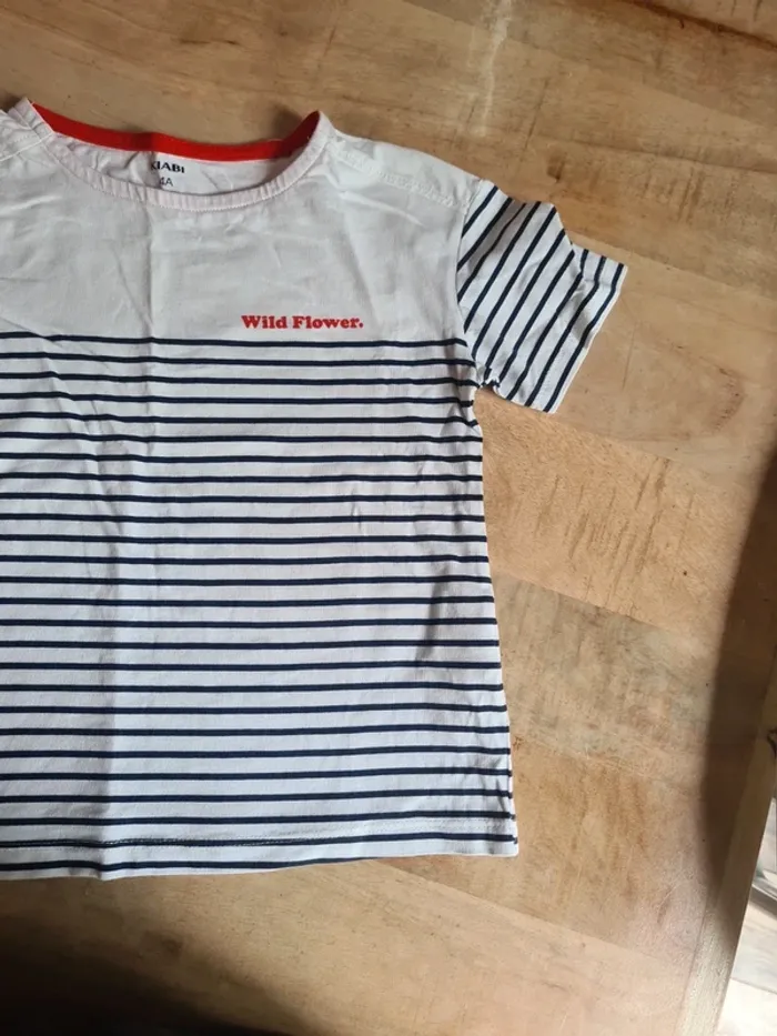 Tee shirt rayure 4 ans kiabi - photo numéro 3