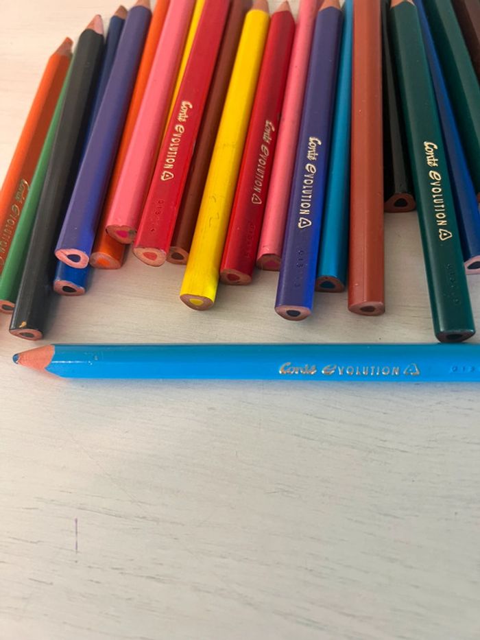 Crayons de couleurs évolution. - photo numéro 3