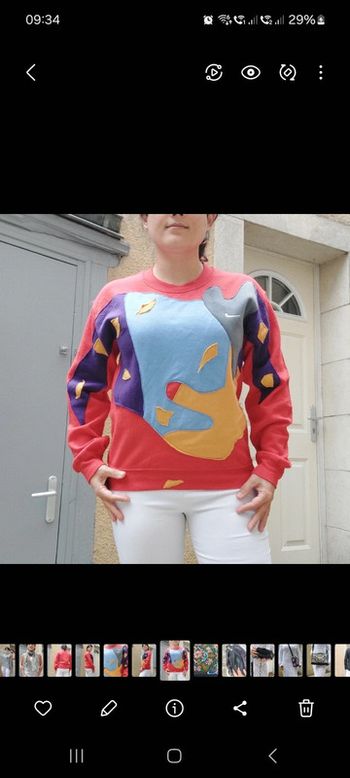 Pull mixte Nike reworked