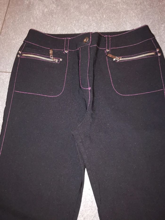 Pantalon évasé noir fille 16 ans neuf - photo numéro 2
