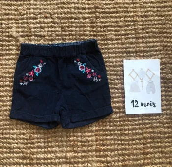 Short en velours