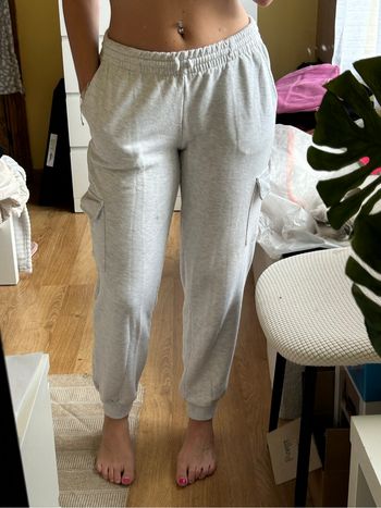 Jogging cargo gris clair Primark