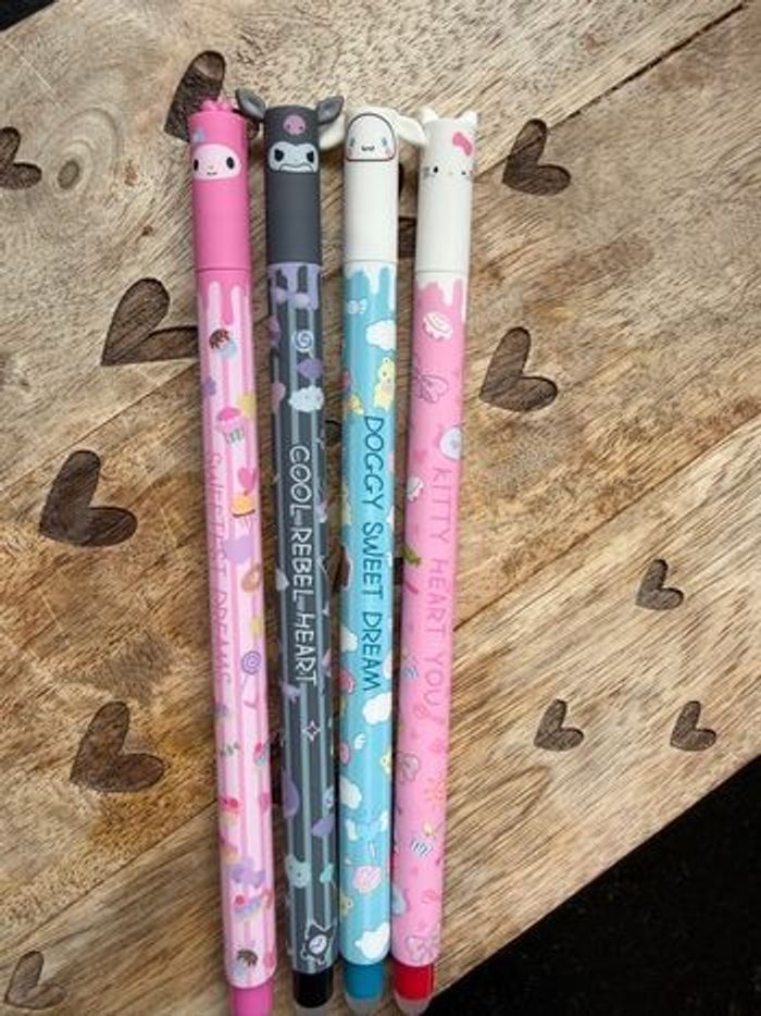 Magnifique stylos effaçables style Legami passion kawai - photo numéro 3