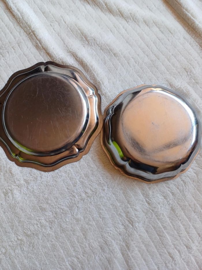 Lot de 2 plats inox - photo numéro 3
