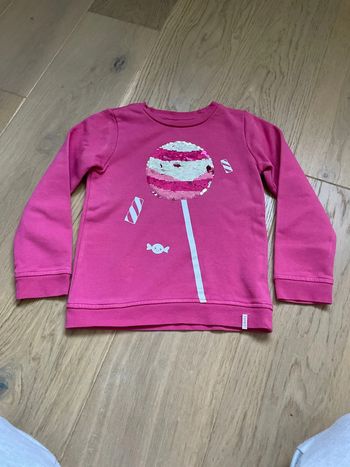 Sweat rose esprit 6/7 ans