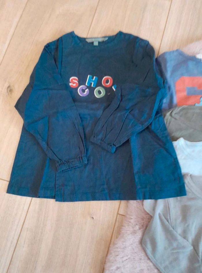 Lot manches longues maillot de corps blouse 2 ans 23 mois - photo numéro 3