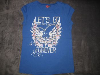TEE SHIRT MC BLEU FILLE "BILOOK BY KIABI" - 14 ANS - n°08