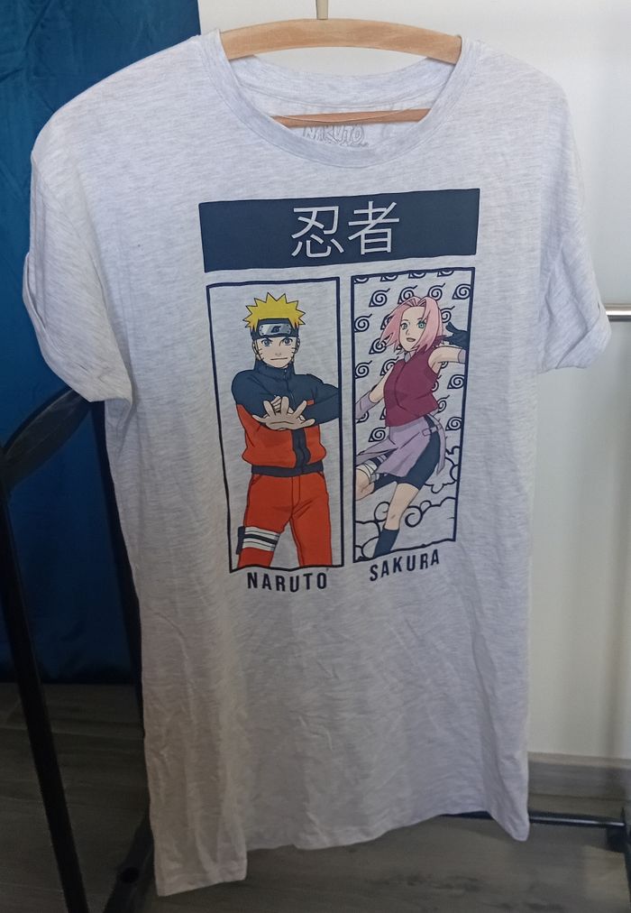 Chemise de nuit Naruto Sakura manga animé manches courtes XS S