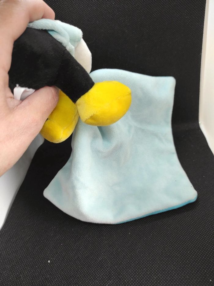 Mickey bleu blue Disney nicotoy doudou plat mouchoir  #geektradedoudou - photo numéro 5