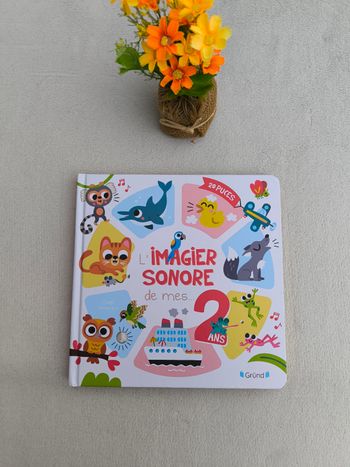 Livre L'imagier sonore de mes 2 ans Gründ