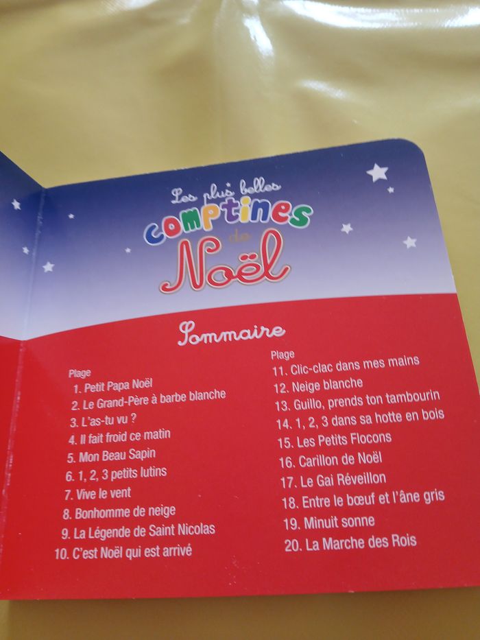 livre les plus belles comptines de noel - photo numéro 2