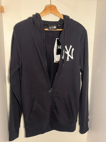 Hoodie / veste à capuche New Era New York Yankees XS – coton noir