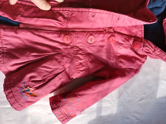 Manteau bébé fille catimini rose 18 mois - photo numéro 8
