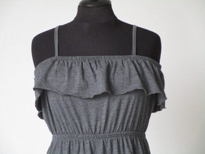 Robe grise été La Halle 14 ans TBE - photo numéro 3