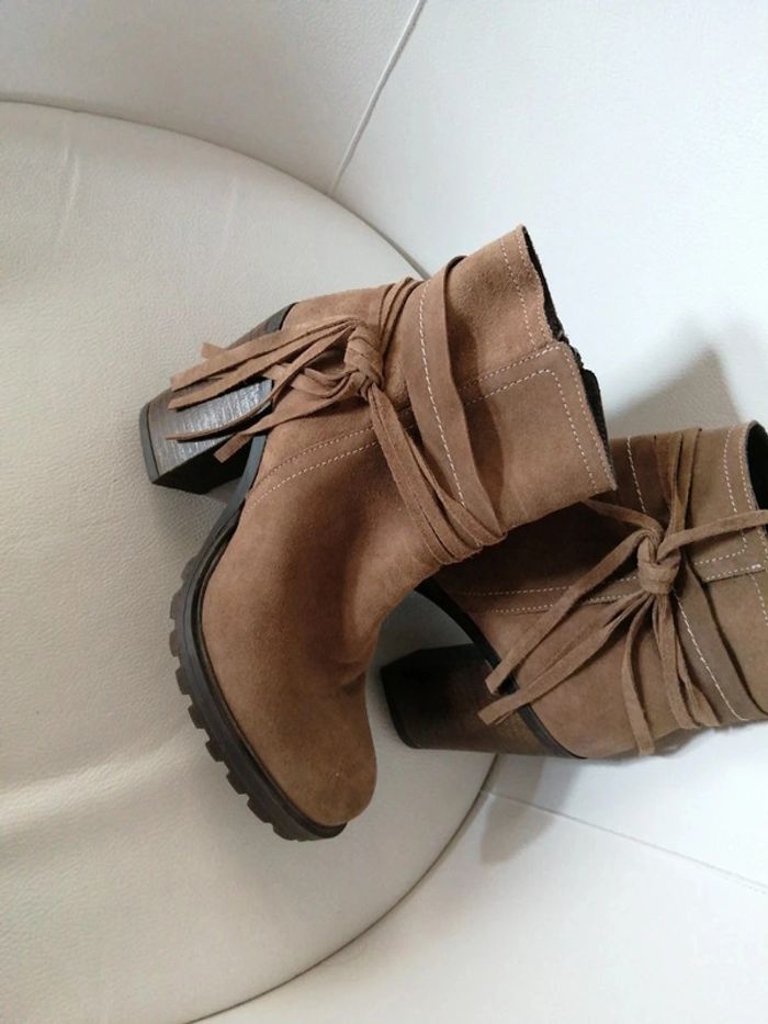 Bottine cuir t 37 - photo numéro 12