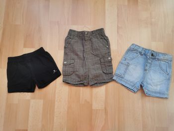 LOT 3 SHORTS GARCON 18 MOIS 