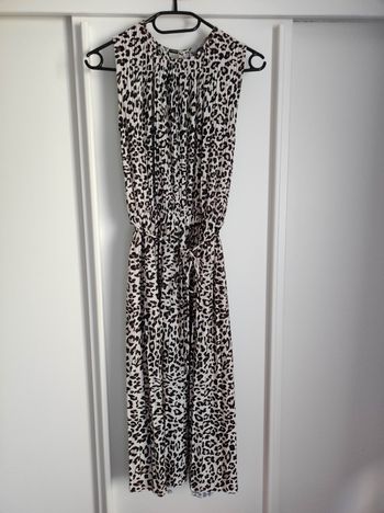 Robe longue léopard 