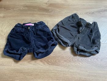 Short velours 3 ans