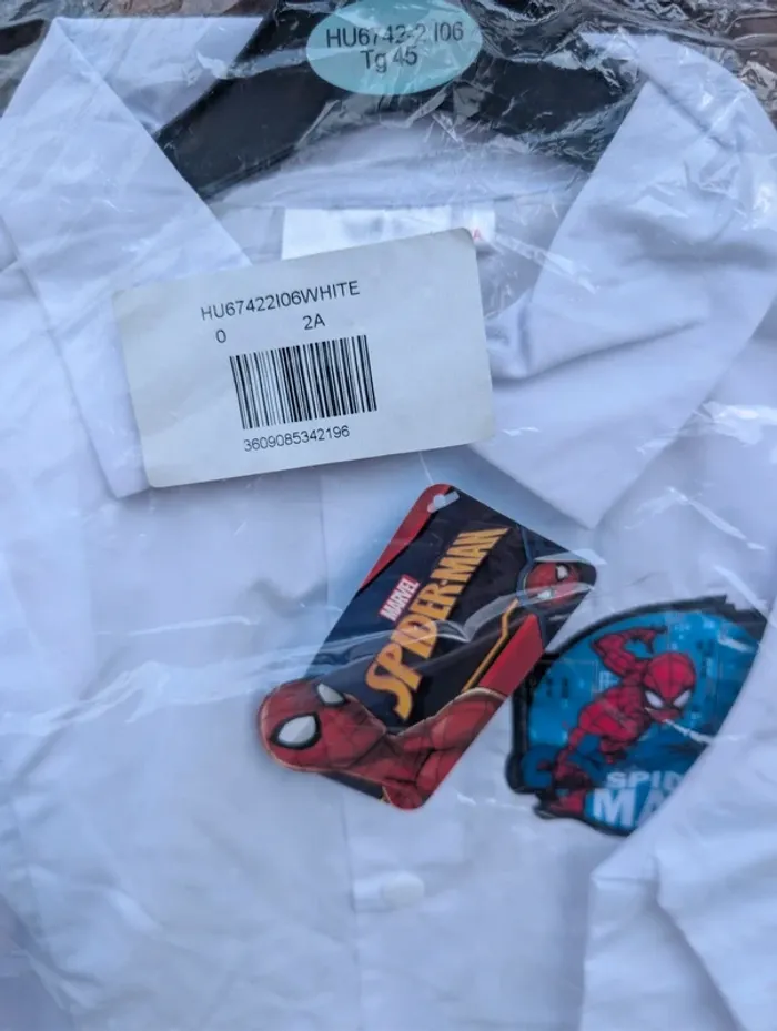 Tablier d'école 2 ans neuf spiderman - photo numéro 2