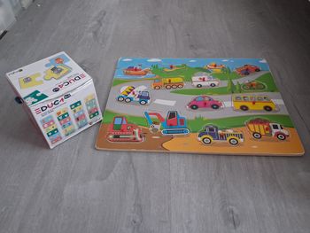 Lot de 2 jeux puzzle 