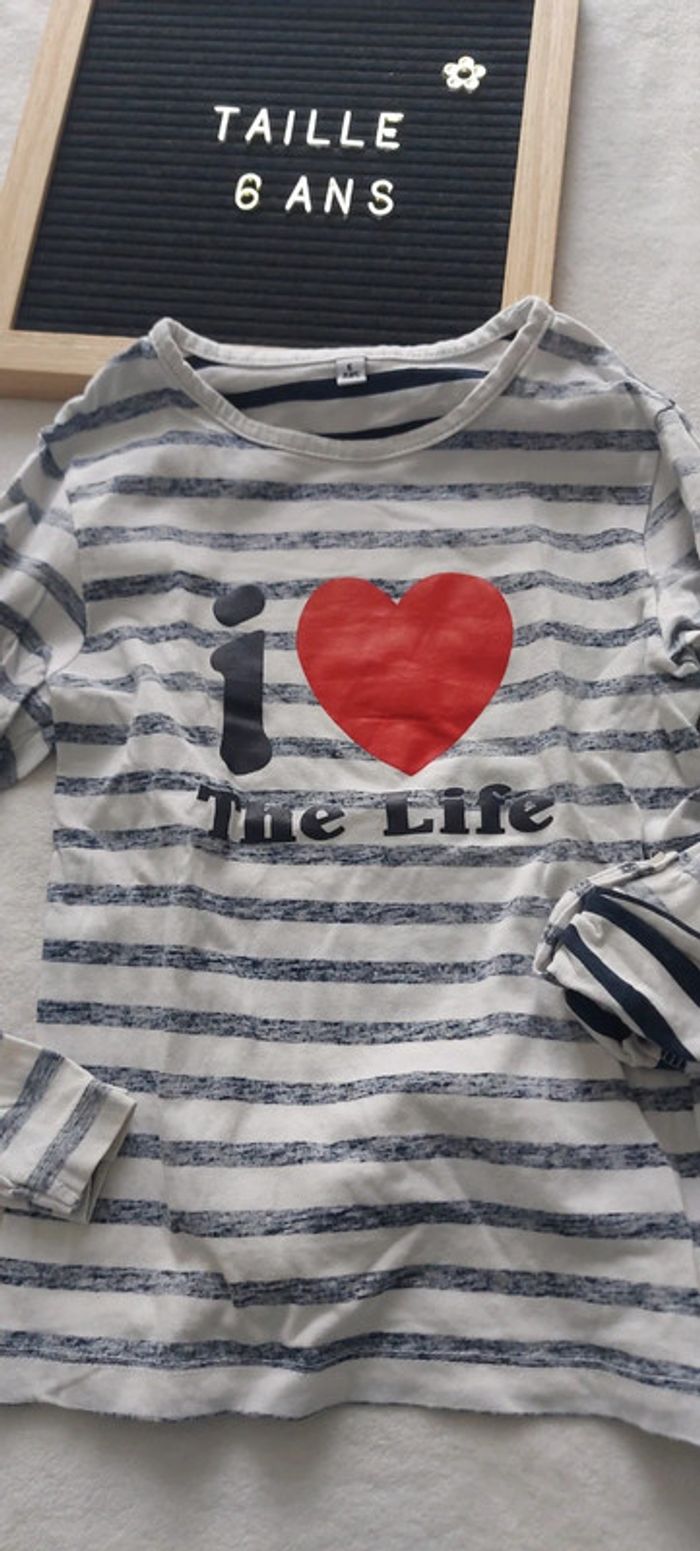 Haut manche longue fille ans - photo numéro 2