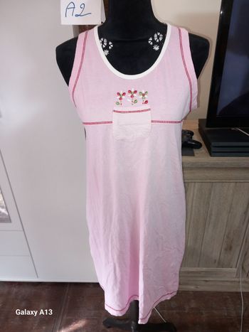 Chemise de Nuit Rose - Marque CICERONE - Taille M