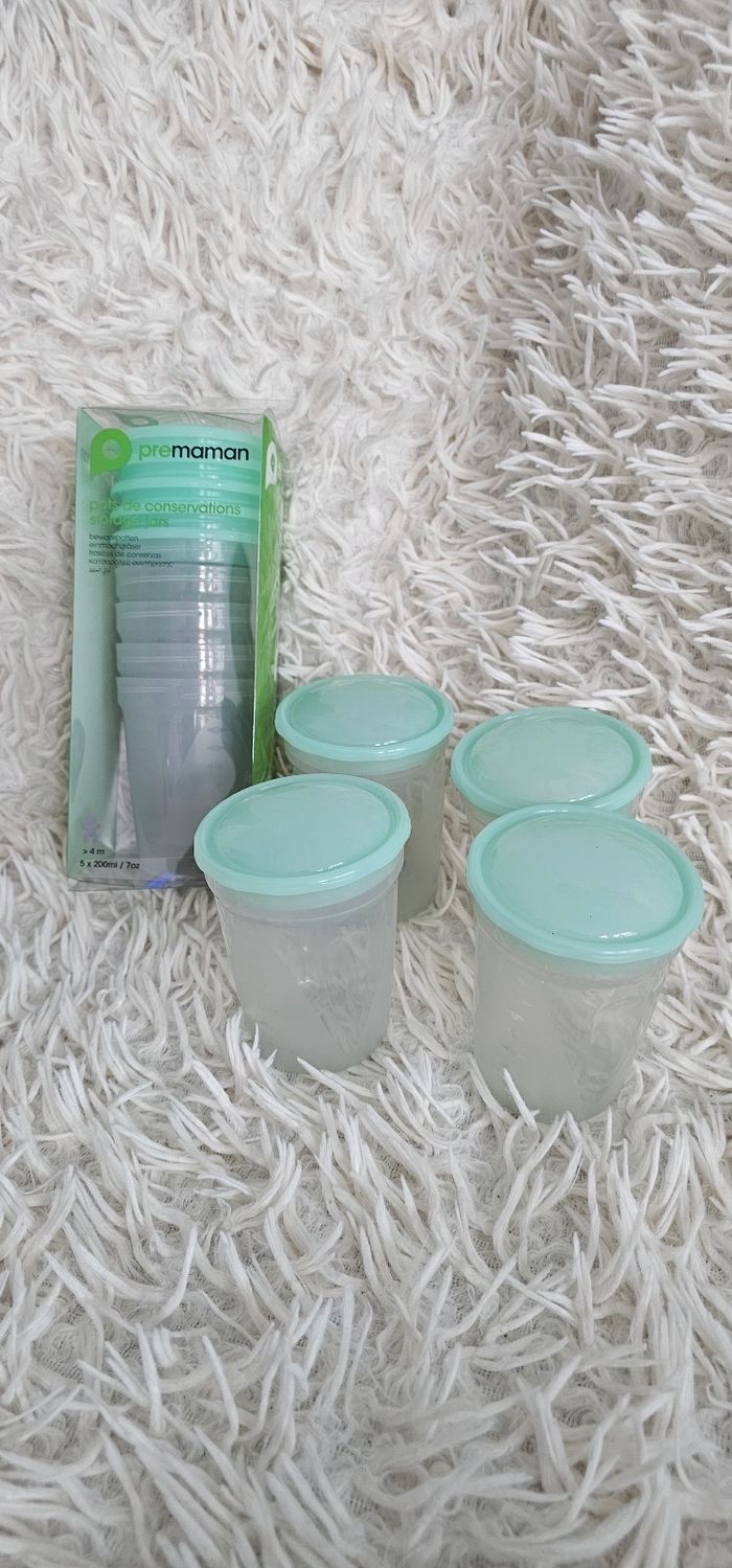 Lot de 9 pots de conservation 200ml