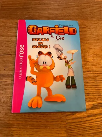 Livre La bibliothèque Rose Garfield et Cie Pizzas en danger ! Numéro 4