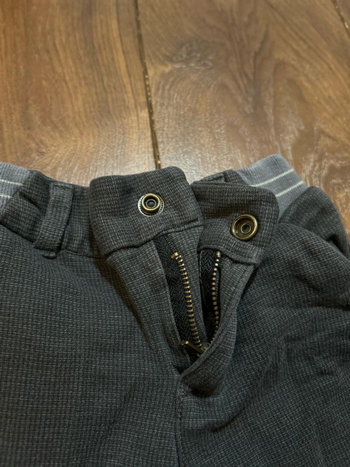 pantalon à carreaux gris Anthracite sergent major 3 ans - photo numéro 7