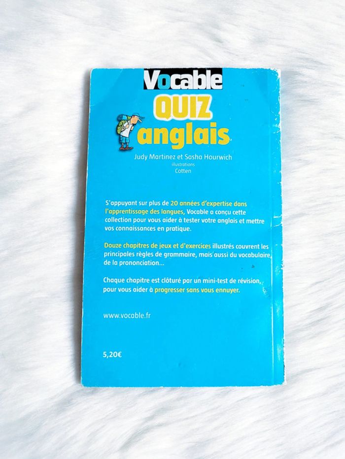 Livre Vocable Quiz : Tester et améliorer votre anglais 🖤 - photo numéro 2