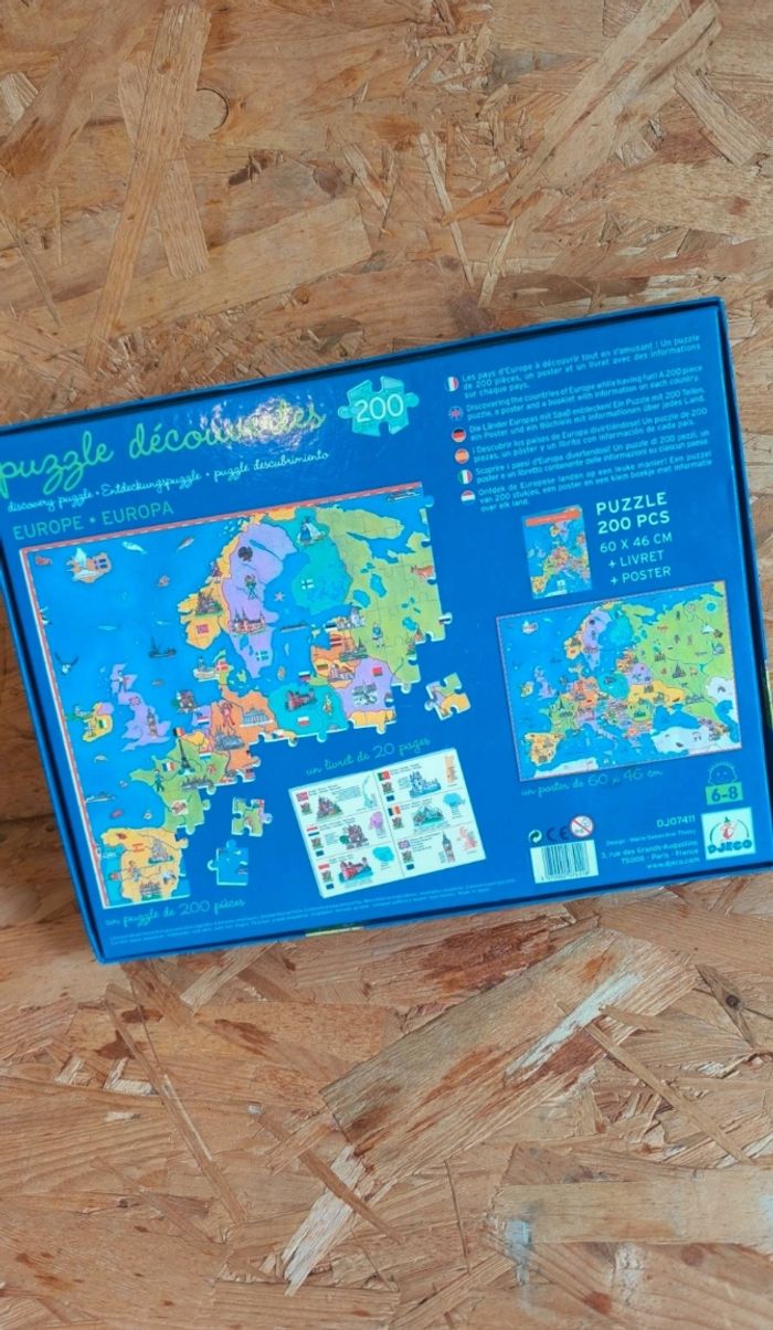Djeco Puzzle Europe - photo numéro 3