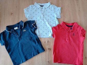 Lot polo taille 24 mois