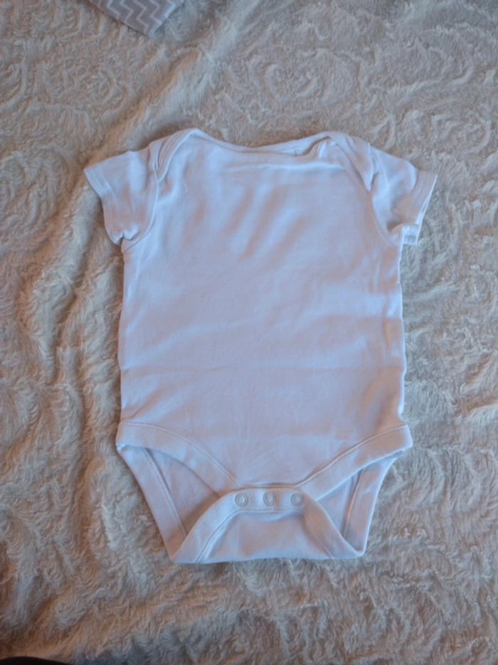 Lot de 2 bodies manches courtes Mixte 3/6 mois Next Baby 100% coton - photo numéro 2