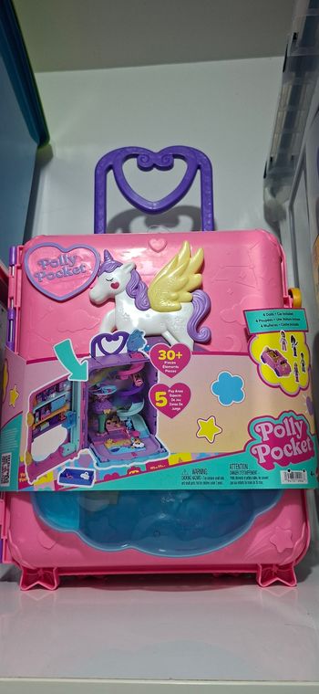 Polly Pocket Coffret Licorne – Neuf Sous Blister – 30+ Pièces + 4 Figurines