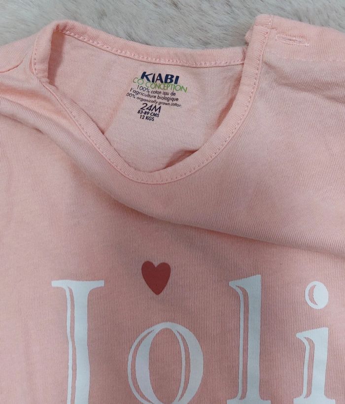 T-shirt Kiabi 24 mois - photo numéro 3