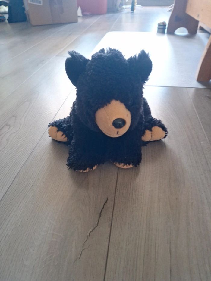 Peluche ours noir - photo numéro 2