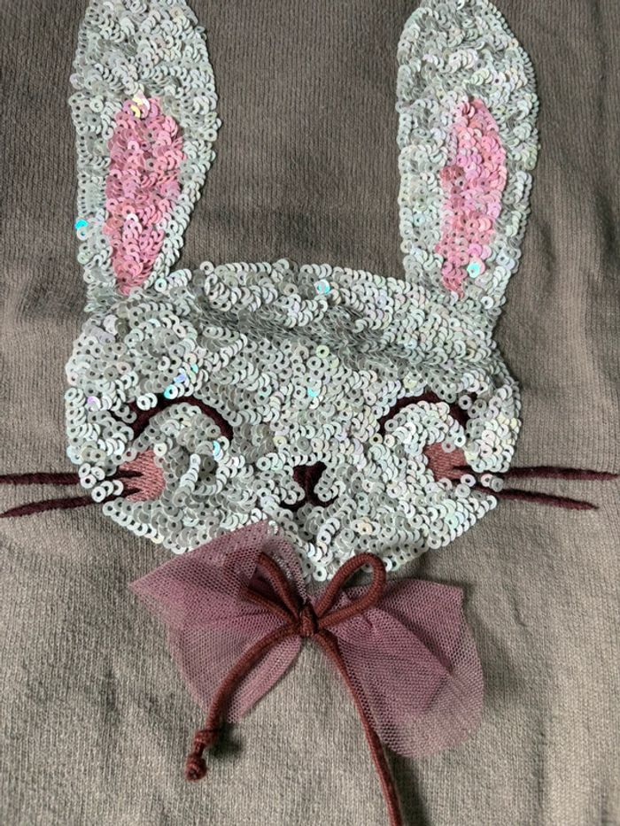 Pull léger lapin 7-8 ans - photo numéro 2