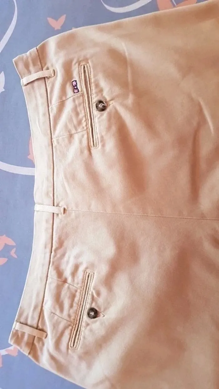 Pantalon  vintage  beige Eden park - photo numéro 4