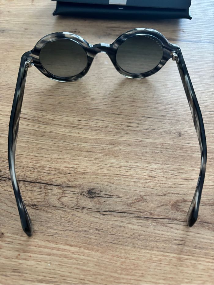 Lunettes de soleil Hugo Boss gris écailles - photo numéro 4
