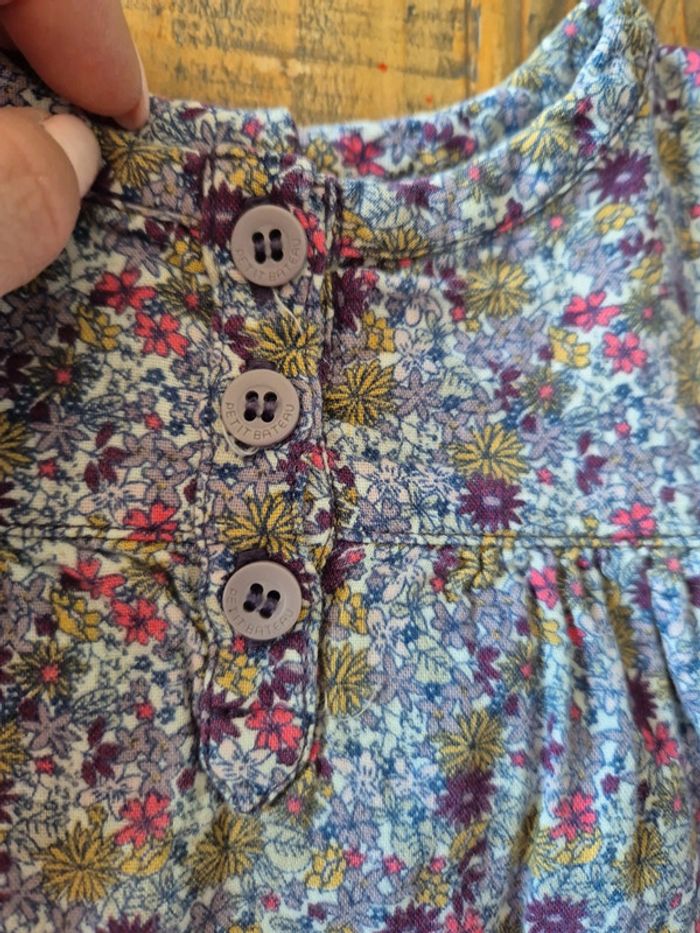 Robe fleurie 18 mois Petit Bateau - photo numéro 3