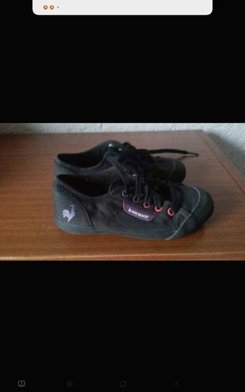 Basket noir coq sportif