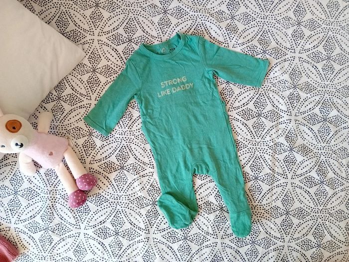 Pyjama léger 1mois Kiabi 💚🤍