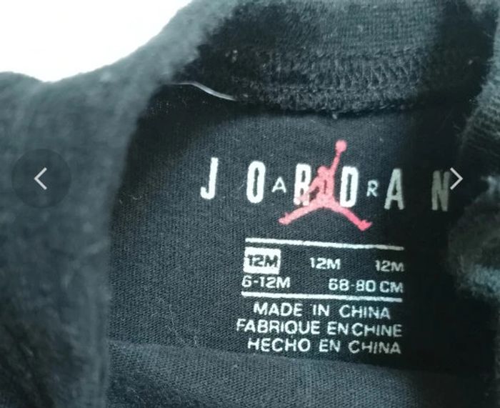 Jordan combi barboteuse noire - photo numéro 2