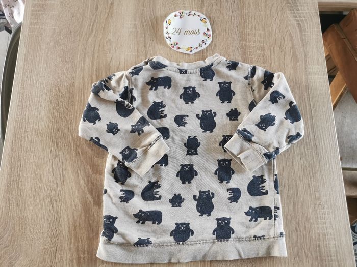 Lot de 3 sweats bébé garçon 12/18mois (86cm) H&M et zara babyboy - photo numéro 3