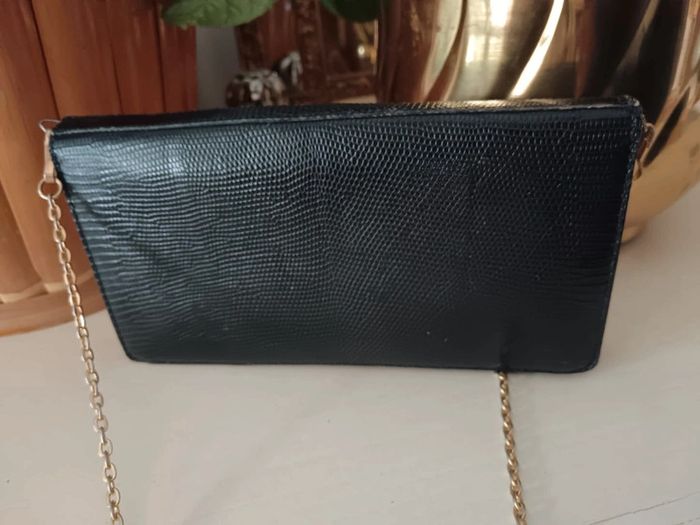 Sac pochette chaîne Lancel vintage - photo numéro 11
