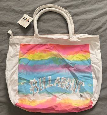 Sac de plage en toile Billabong zippé Neuf