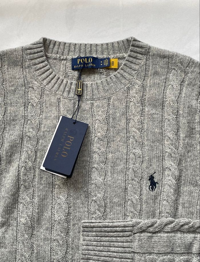 Pull Torsadé Ralph Lauren Grid - Taille S
