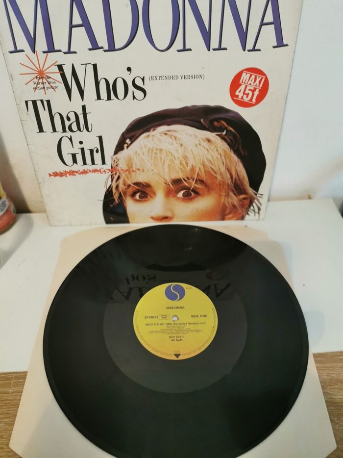 Madonna. Who's that girl. Disque vinyl maxi 45t