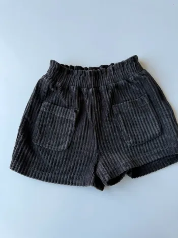Short velours noir kiabi