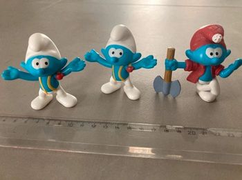 Lot de  3 Figurines Schtroumpfs